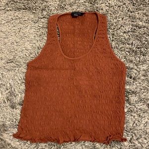 Maroon Stretchy Tank Top